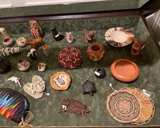 Native American Items… Santa Clara, Acoma, Bead Work, Fetishes, etc.