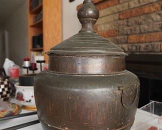 Vintage Middle Eastern or Asian food jar