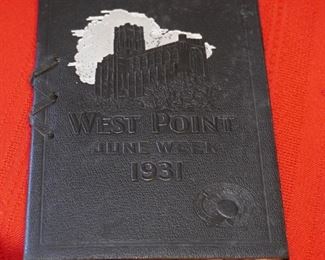 West Point June Week program from 1931