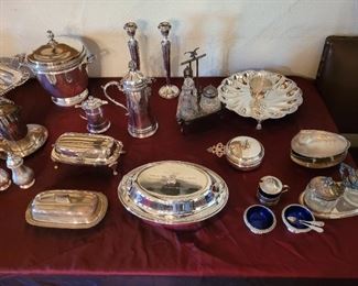 Sterling and silverplate pieces