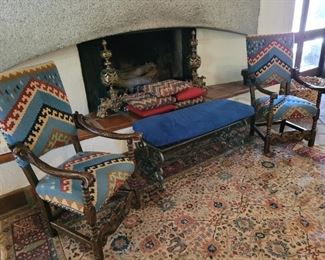 Pair of vintage arm chairs