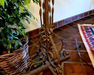 Base of overhead lamp