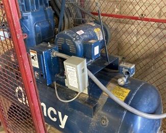ANOTHER VIEW OF THE QUINCY AIR COMPRESSOR
