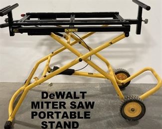 DeWALT MITER SAW PORTABLE STAND. LIIKE NEW!!