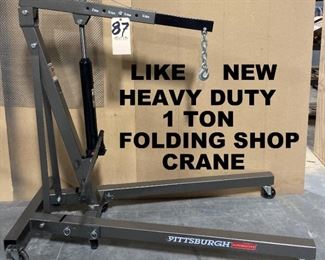 LIKE NEW!! HEAVY DUTY 1-TON SHOP 