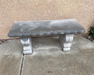 Cement bench 