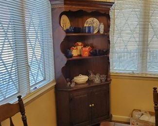 Ethan Allen Corner Cabinet