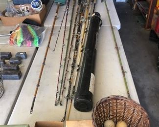 Fishing poles & reels