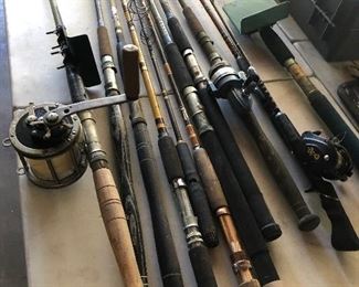 Fishing poles