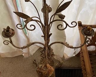 Ornate Metal Candle Holder
