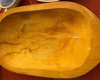 Wooden Dough Bowl