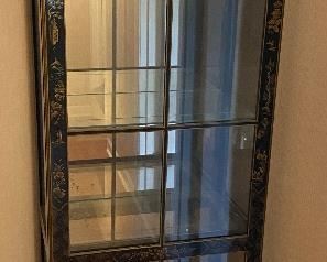 Small Painted Curio Cabinet