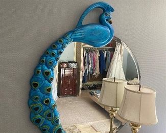 Casa Bique Peacock Mirror