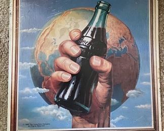 Tin Litho Coca Cola Sign