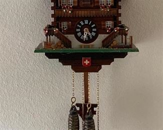 Cuckoo Clock
Loetscher cuckoo clock, purchased in Switzerland in 1999 and as far as the owner knows, it still works fine