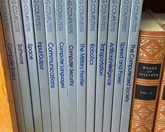 Nice Books
Understanding Computers, Works of Josephus, Family Bible Library, Book of Life volumes, Illustrated Guide to How to Attract Birds, Great Ideas Program, Harvard Classics