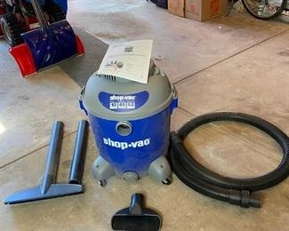 Shop Vac
12 gallon, 5.5 HP shop vac