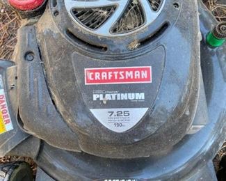 Craftsman Lawnmower and More
Craftsman gas mower (Precision Plus 7.25 HP) and bag, Paramount weed whacker, 2 like new metal trashcans