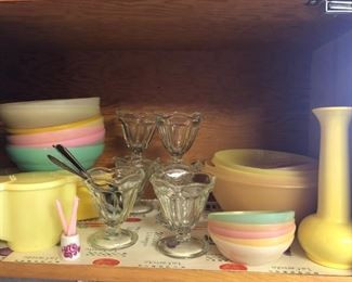 Pastel Serve ware, Ice Cream Serving