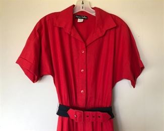 Red Jenna Ashley Ladies Dress