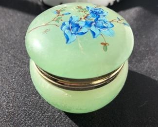 Glass trinket jar