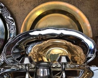 Silver Plate Serve ware