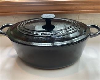 Black Le Creuset Dutch Oven
