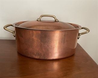 Copper roasting pot