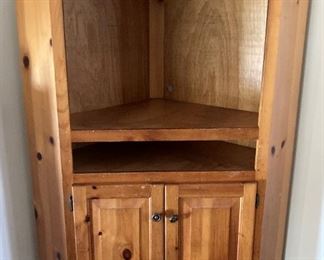 Corner Entertainment Center or Shelving