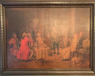 Vintage Art Print 18th Century England Margaret Dovaston