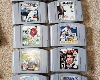 Madden, Rush 2, 007, etc