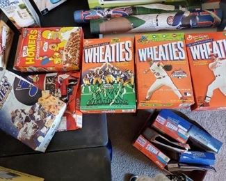 A few Wheaties boxes are full
