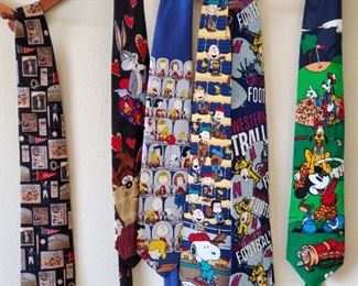 Cartoon character ties