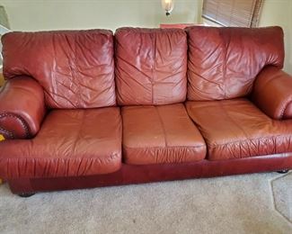 Leather sofa