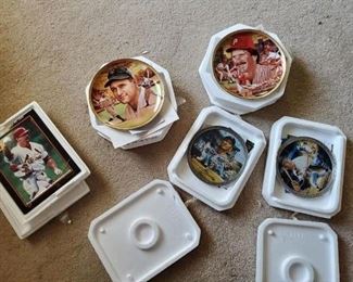 Baseball collectors plates