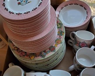 Mary Englebright dish set Sakura