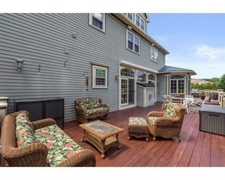 Tons of high end outdoor furniture, just in time for spring