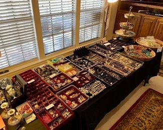 All jewelry, money, & valuables are removed from premises after each sale day