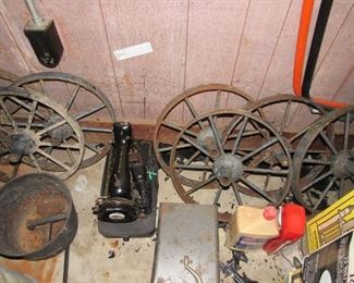 Iron wagon wheels