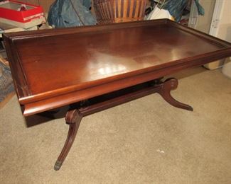 Mahogany coffee table
