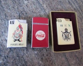 Vintage novelty lighters