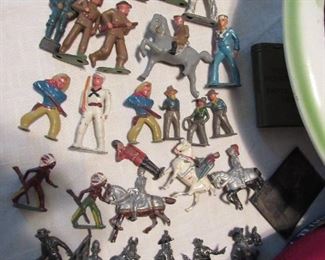 Vintage iron soldiers