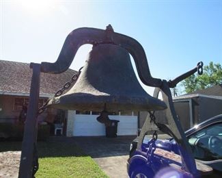 Antique cast iron bell