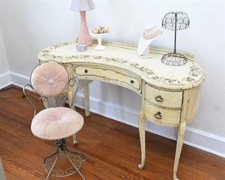 Vintage Painted Dressing Table