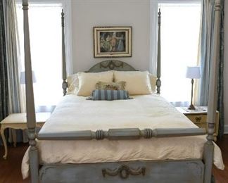 Queen Size Painted Bed