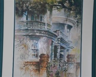 Good Morning Charleston Watercolor - Jose Van Gent Edell