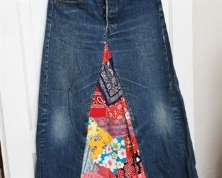 Vintage Levi Jeans Skirt - Circa 1974