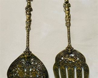 antique French serving set