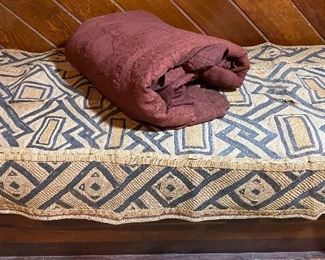 lalrge kuba cloth and ceremonial textile 