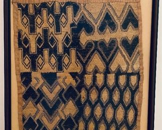 large framed kuba cloth